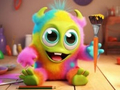 Spill Coloring Book: Monster