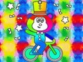 Spill Coloring Book: Monkey Rides Unicycle