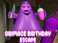 Spill Grimace Birthday Escape