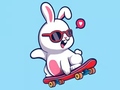 Spill Coloring Book: Rabbit Skateboard