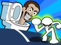 Spill Stickman vs Skibidi Toilet
