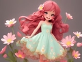 Spill Coloring Book: Flower Dress