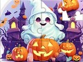 Spill Jigsaw Puzzle: Halloween Cute Ghost