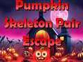 Spill Pumpkin Skeleton Pair Escape 