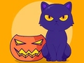 Spill Coloring Book: Halloween Cat