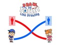 Spill Draw To Toilet Line Drawing