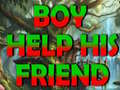 Spill Boy Help His Friend