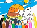 Spill Coloring Book: Sunny Turtle