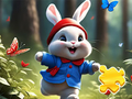 Spill Jigsaw Puzzle: Running Rabbit