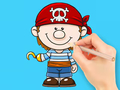 Spill Coloring Book: Pirate