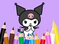 Spill Coloring Book: Kuromi Carries Bag