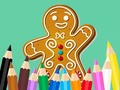 Spill Coloring Book: Gingerbreads