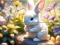 Spill Jigsaw Puzzle: Sunny Forest Rabbit