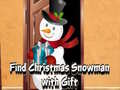 Spill Find Christmas Snowman with Gift