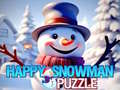 Spill Happy Snowman Puzzle