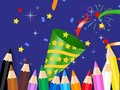 Spill Coloring Book: Happy New Year