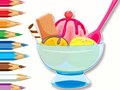 Spill Coloring Book: Ice Cream Sundae