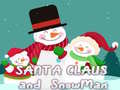 Spill Santa Claus and Snowman Jigsaw