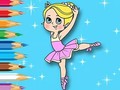 Spill Coloring Book: Ballet Girl