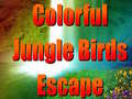 Spill Colorful Jungle Birds Escape
