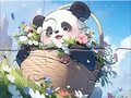 Spill Jigsaw Puzzle: Blanket Panda
