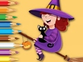 Spill Coloring Book: Trainee Witch