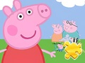 Spill Jigsaw Puzzle: Peppa With Family