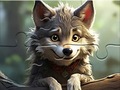 Spill Jigsaw Puzzle: Smiling Wolf
