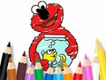 Spill Coloring Book: Elmo New Friend