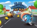 Spill Blue Mushroom Cat Run