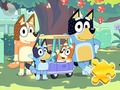 Spill Jigsaw Puzzle: Bluey Family