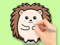 Spill Coloring Book: Cute Hedgehog