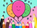 Spill Coloring Book: Celebrate-Balloons