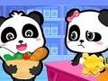 Spill Jigsaw Puzzle: Baby Panda Supermarket