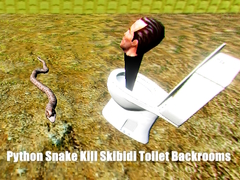 Spill Python Snake Kill Skibidi Toilet Backrooms