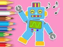 Spill Coloring Book: Robot Dancing