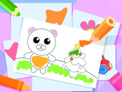 Spill Toddler Drawing: Cute Pig