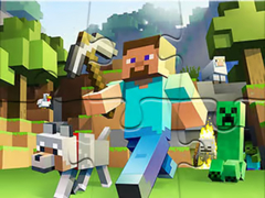 Spill Jigsaw Puzzle: Minecrafter