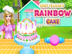 Spill Chef Felicia`s Rainbow Cake