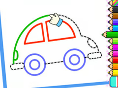 Spill Toddler Drawing: Cute Car