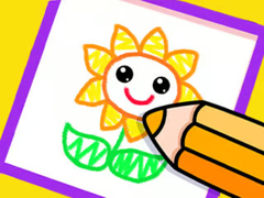 Spill Toddler Drawing: Beautiful Flower