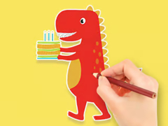 Spill Coloring Book: Dinosaur Birthday