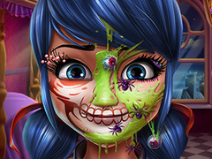 Spill Dotted Girl Halloween Makeup