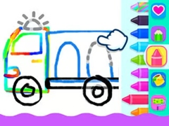 Spill Toddler Drawing: Ambulance