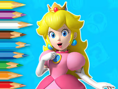 Spill Coloring Book: Young Princess Peach