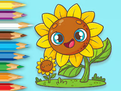 Spill Coloring Book: Sunflowers