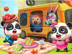Spill Jigsaw Puzzle: Little Panda Picnic