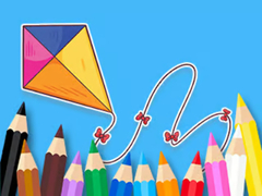 Spill Coloring Book: Bowknot Kite