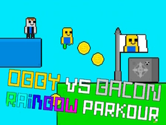 Spill Obby vs Bacon Rainbow Parkour
