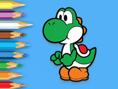 Spill Coloring Book: Yoshi Fishing Time
